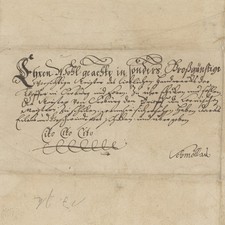 Brief Töpfermeister Frohburg 1700 Sachsen Dokument historisch Begleitschreiben