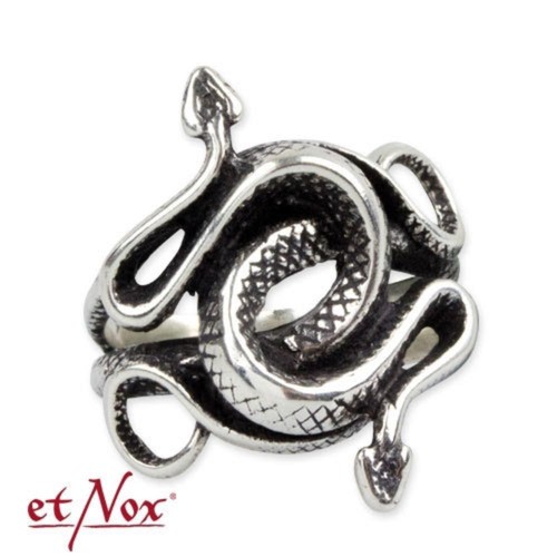 Schlange edelstahl gothic ring - gothic,