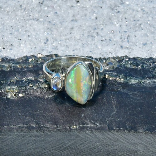 Boulder opal ring - boulder, ring,