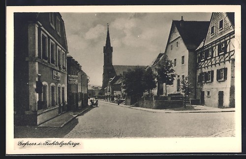 Ansichtskarte gefrees partie - ansichtskarte,