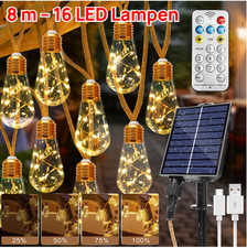 LED Solar Lichterkette Garten