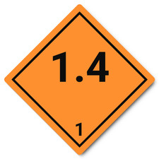 Gefahrzettel - Gefahrgutklasse