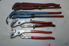 19. Werkstattauflösung 4 teiliges Geodore Knipex  No Name Rohrzangen Set