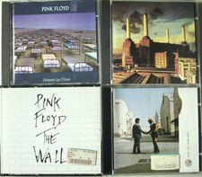 Pink Floyd 4x Alben CD Sammlung Konvolut Rock Pop 1970er 1980er