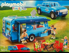 PLAYMOBIL*9502 Family Fun Pick-up Wohnwagen Fun Park Camping / NEU OVP