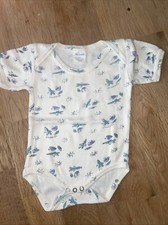 Baby Body Gr. 62 Alana Bio Natur Blau Jungen Mädchen