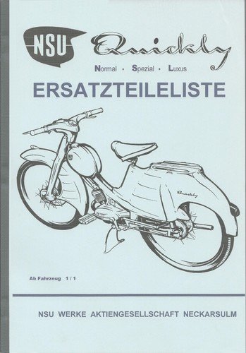 Ersatzteileliste für