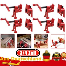 4x Schraubzwingen 3/4"