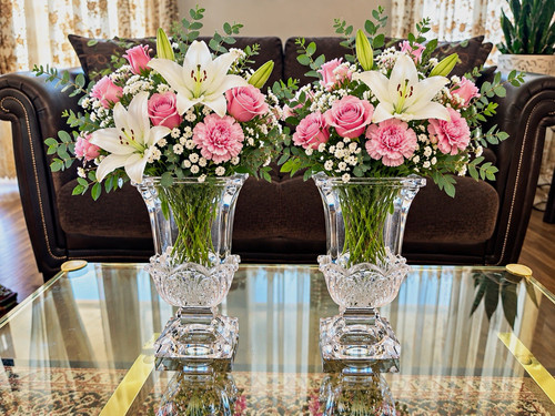 Bleikristall kristallvase - bleikristall,