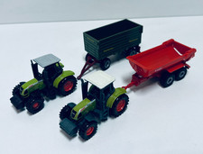 SIKU Farmer - 2 x Traktor + 2 x Anhänger - 1:87 - GUT   #3847