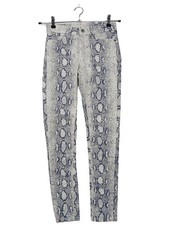 URBAN CLASSICS Röhrenhose Damen Hose Gr. DE 34 hellgrau Casual-Look