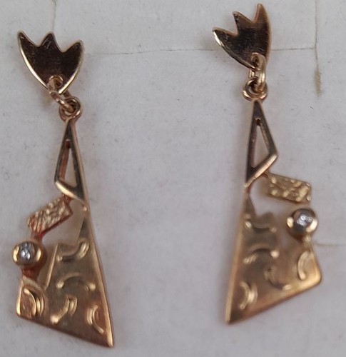 Ohrschmuck gold 333 diamant - ohrschmuck,