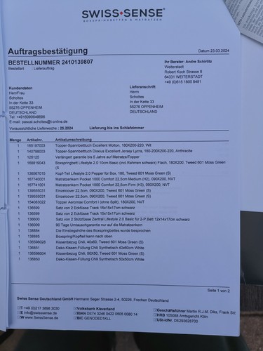 Boxspringbett von swiss sense - swiss,