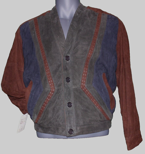 Herren echtes wildleder jacke - herren,