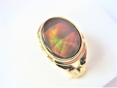 Massiver ring gold 750 - gold, mit