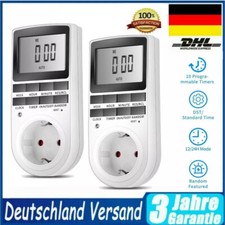 2x Zeitschaltuhr Steckdose