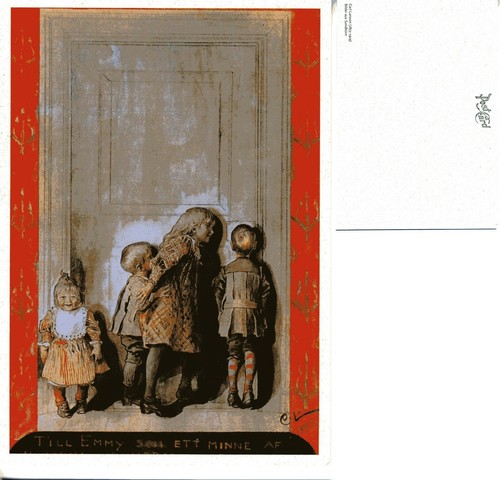 Carl larsson lauschende - ak,