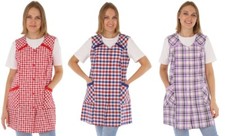 7/8 Kasack kurz bunt Schürze