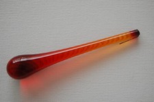 Murano Glas Tropfen rot, 55 -