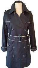 DESIGNER wie NEU, Mitch&Co. Trenchcoat, Maritim, trendy Style, d´blau,  Gr .L