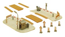 Faller Spur N 222173 Bahnübergang mehrgleisig Gebäude-Bausatz 1:160