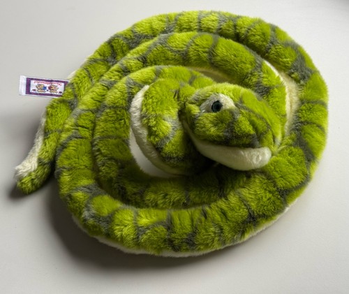 Kuschelwuschel schlange grün - kuschelwuschel,