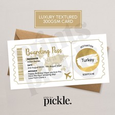 Personalisierte Bordkarte