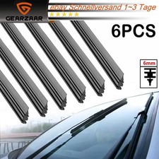 6x Scheibenwischer Ersatzgummi