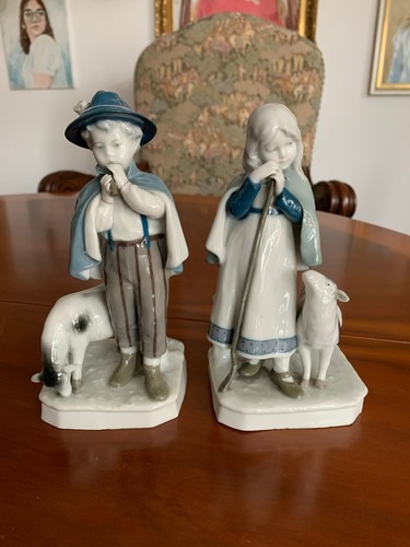 Zwei alte figuren von goebel - figuren,