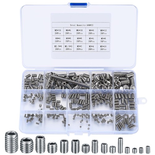 Madenschrauben set 300 stück - madenschrauben,