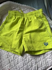 Arena Jungen Badehose Badeshorts Swimshorts  Arena Boxer Grün