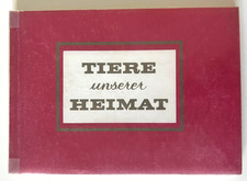 Sammelalbum Creck DDR "Tiere unserer Heimat" Elfe Schokolade Berlin