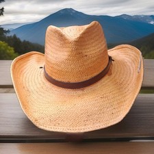 Strohhut Cowboyhut Stars and