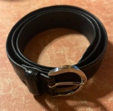 Ledergürtel Gürtel - Schuchard & Friese - Damengürtel vintage - schwarz - Gr. 90