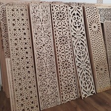 fortlaufende ornamentierte Zierleiste - Holz 20cm -Innendekoration orientalisch