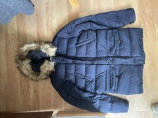 Scotch & Soda Super Parka Daunenjacke Gefüttert Herren, Marine Blau, Winter Sz M