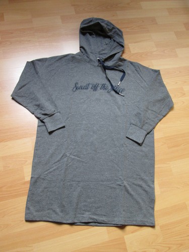 Longshirt tunika grau m - grau,