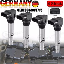 4X Zündspule für Audi A3 1.4