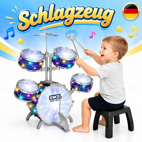 Kinder-Schlagzeug-Set