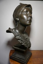 Alte Bronze Figur Büste