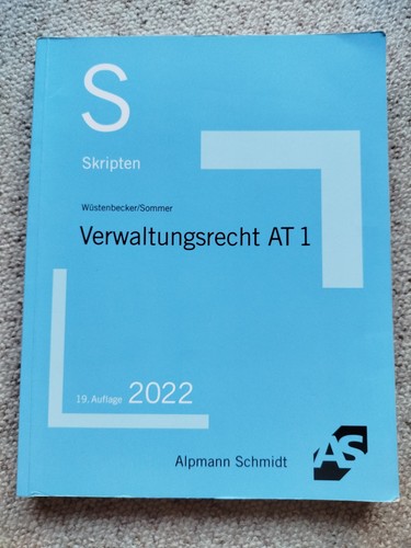 Skript verwaltungsrecht 1 - skript,