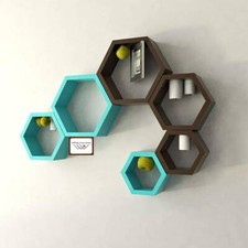 Wooden Schwimmende Wandmontage