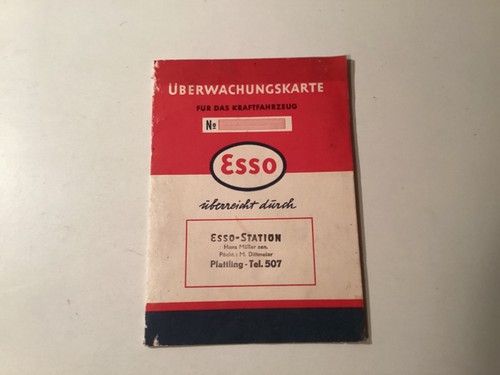 Esso überwachungskarte - esso,