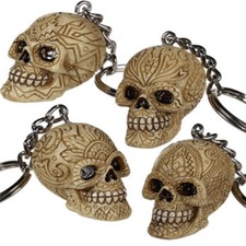 Schlüsselanhänger Totenkopf