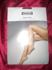 WOLFORD NEON 40 den Hochglanz Nylons Strumpfhose Gr. L dark earth green OVP