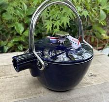 Staub France Teekessel 16,5 cm Gusseisen Blau