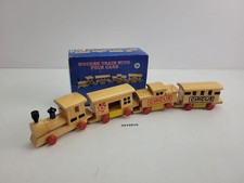 Eisenbahn Spielzeug "Circus" Holz Clown OVP Kinder Fahrzeug alt #2512015
