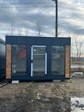 Container Bürocontainer Tiny Hous Gartenhaus 4x3m Heizung Lieferung Gratis