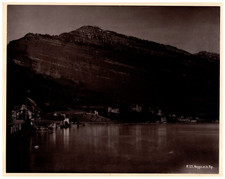 Suisse, Weggis et le Rigi Vintage print,  Photomécanique  22,5x28,5  Circa