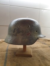 Wehrmacht WK2 Stahlhelm M40 Normandie 